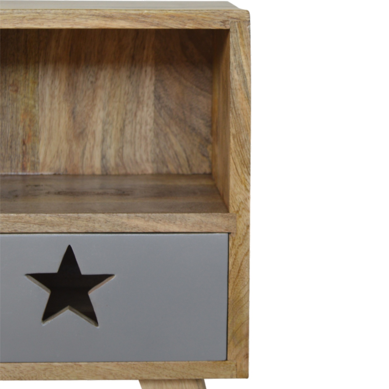 Small Star Painted Bedside - Image 3