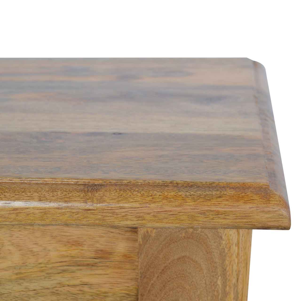 Solid Wood Bench with Turned Feet - Image 5