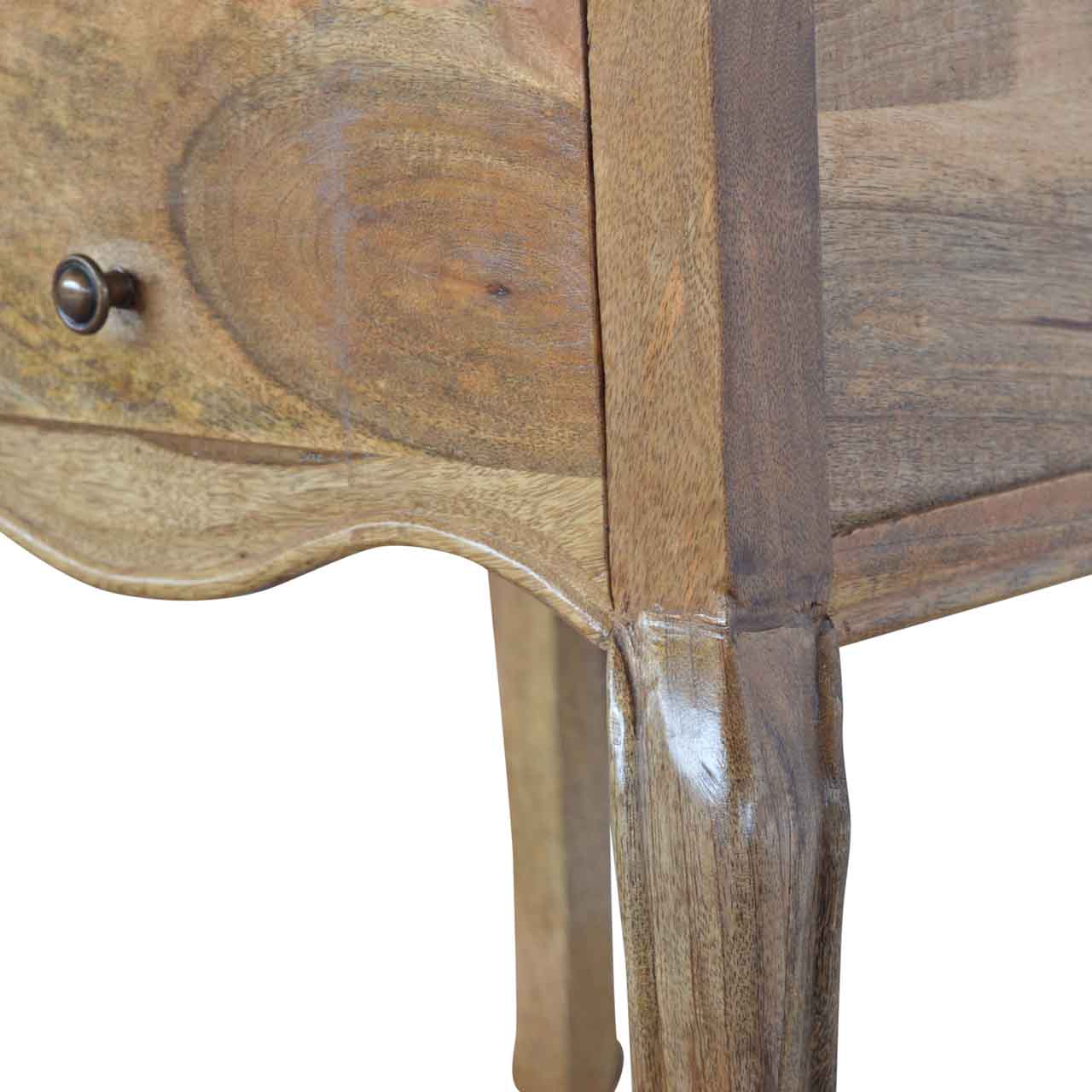 French Style Bedside with 2 Drawers - Image 5