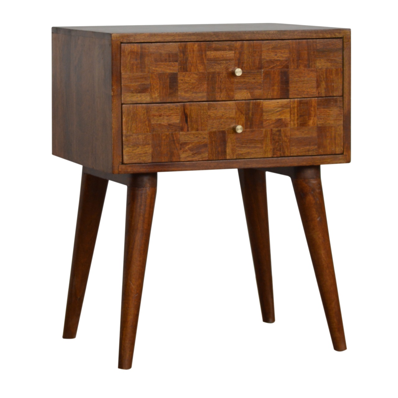 Varied Chestnut Bedside - Image 2