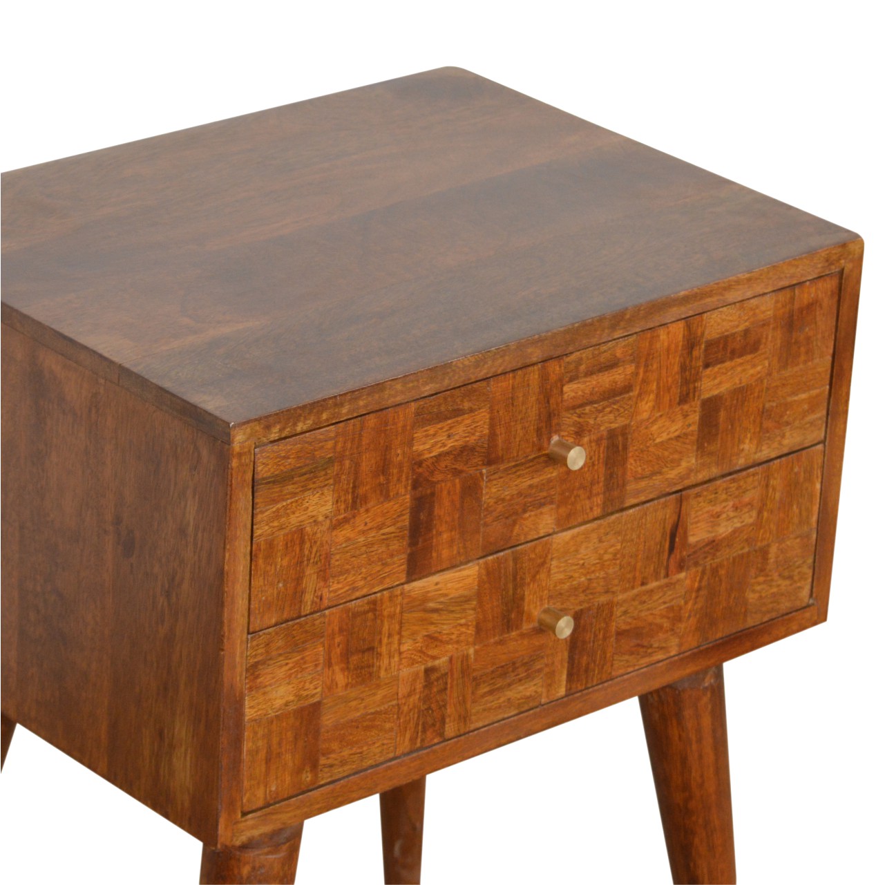 Varied Chestnut Bedside - Image 3