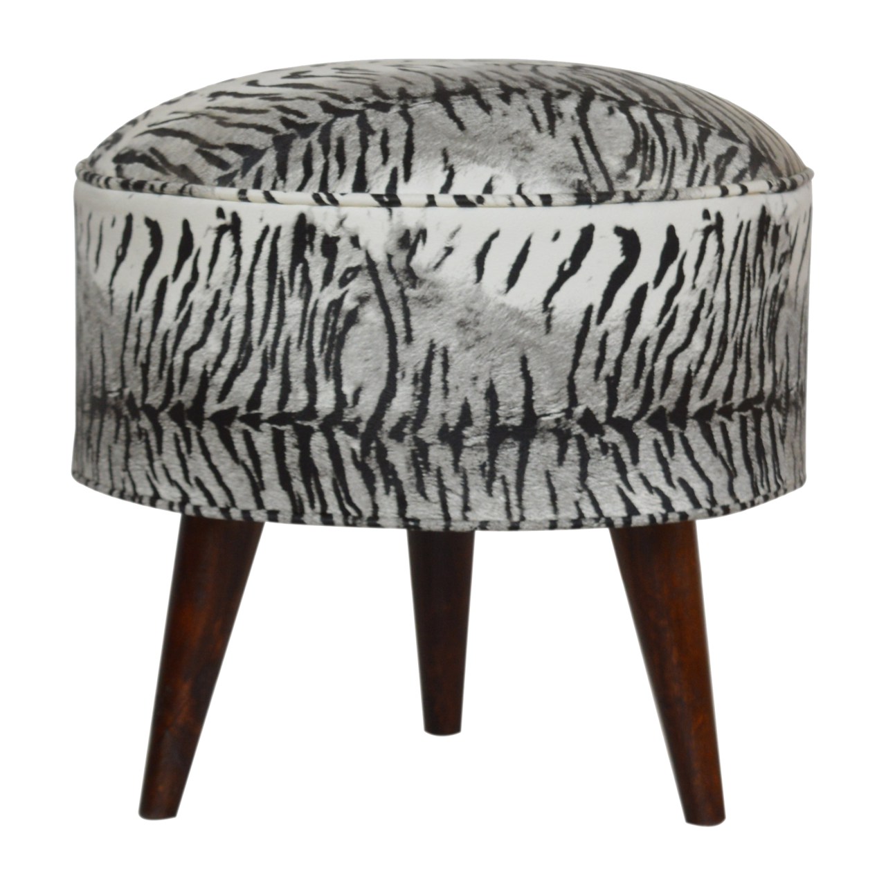 Zebra Print Footstool - Image 7