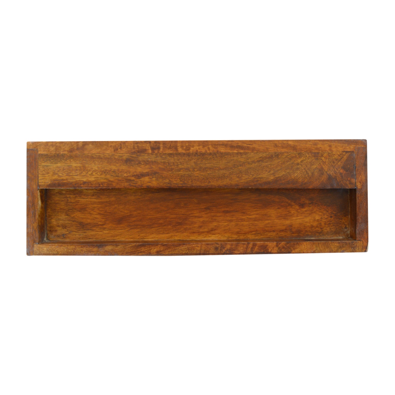 Floating Gold Art Chestnut Bedside - Image 8