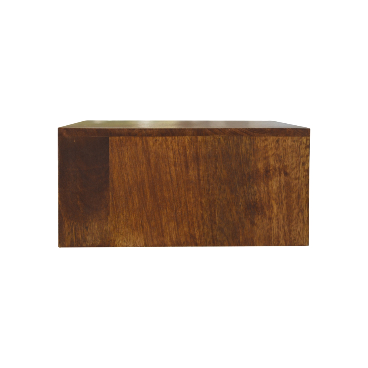Floating Chestnut Brass Bedside - Image 7