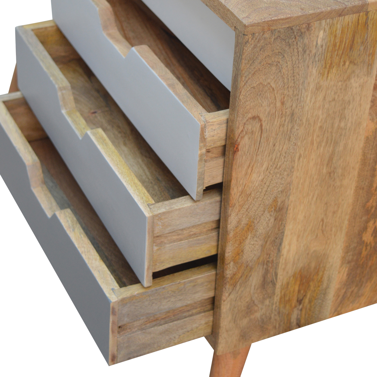 Grey Gradient Sliding Sideboard - Image 5