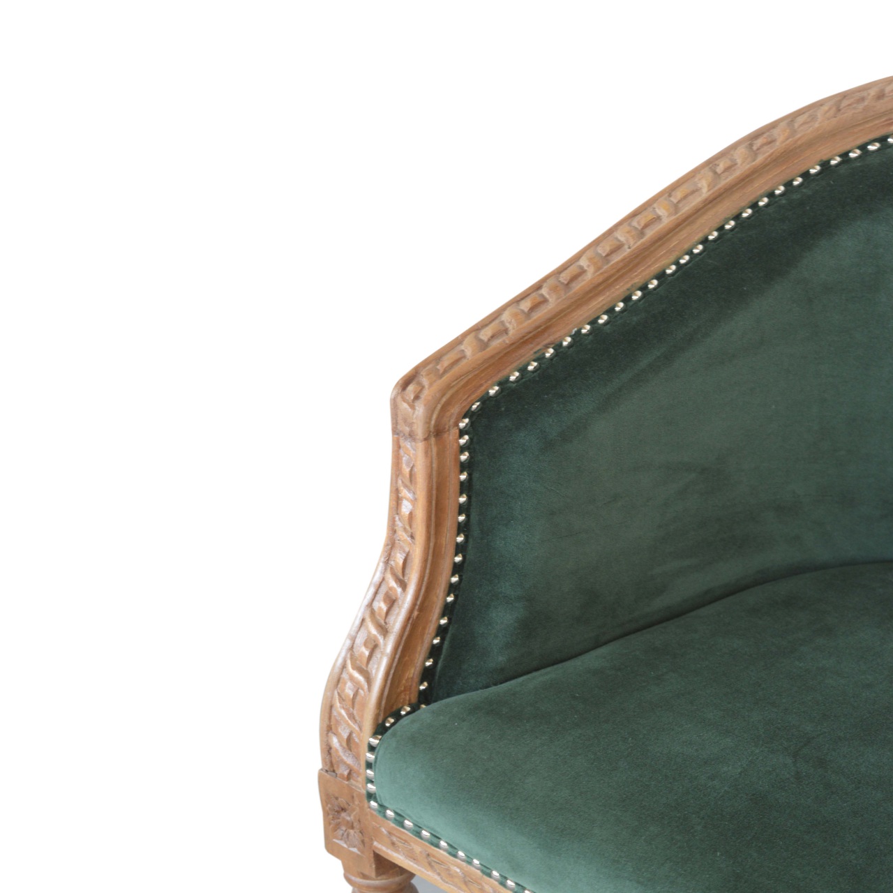 Emerald Velvet Occasional Chair - Image 6