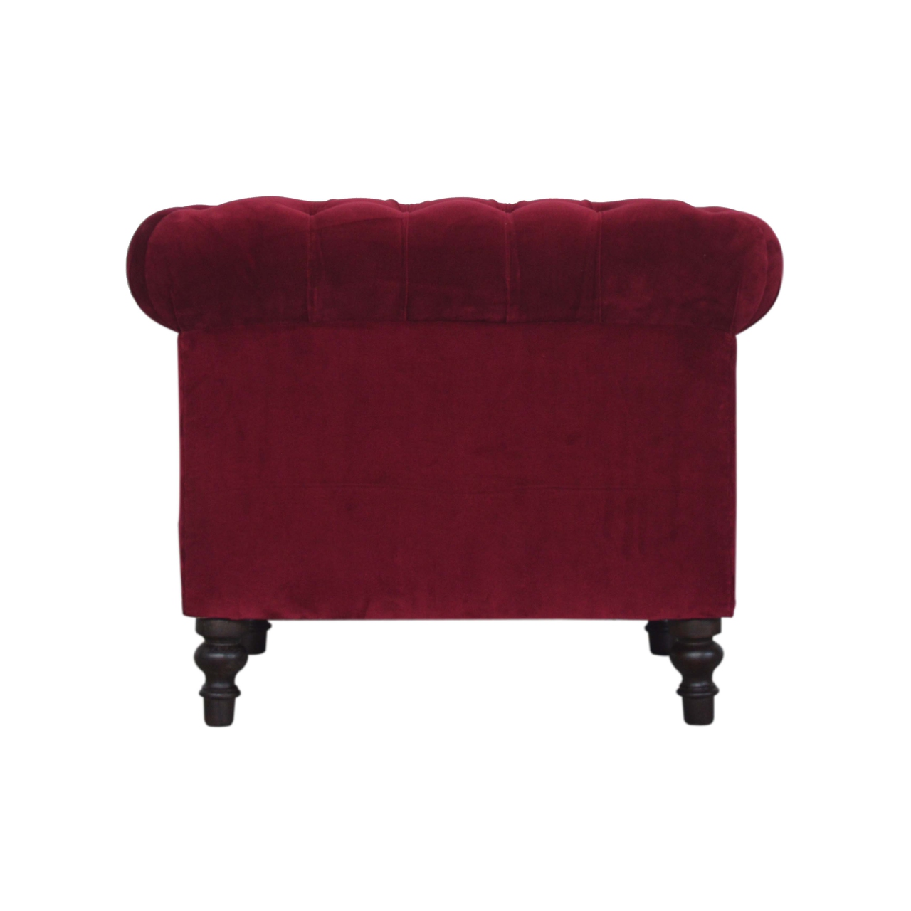 Wine Red Chesterfield Armchair - Image 9