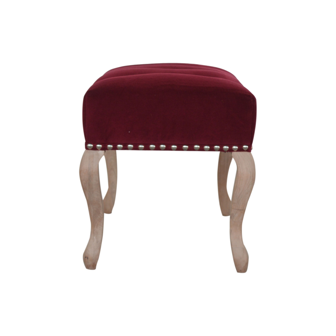 French Style Wine Red Bench - Image 8