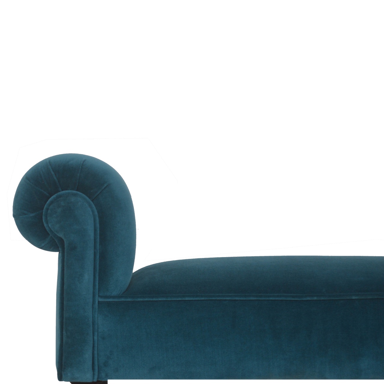 Teal Velvet Bench - Image 5