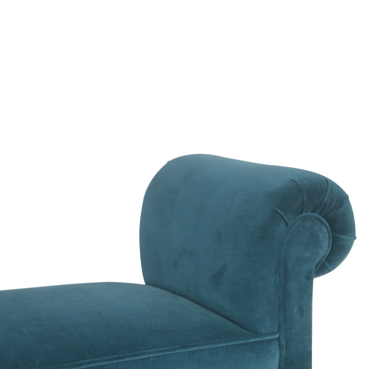 Teal Velvet Bench - Image 6