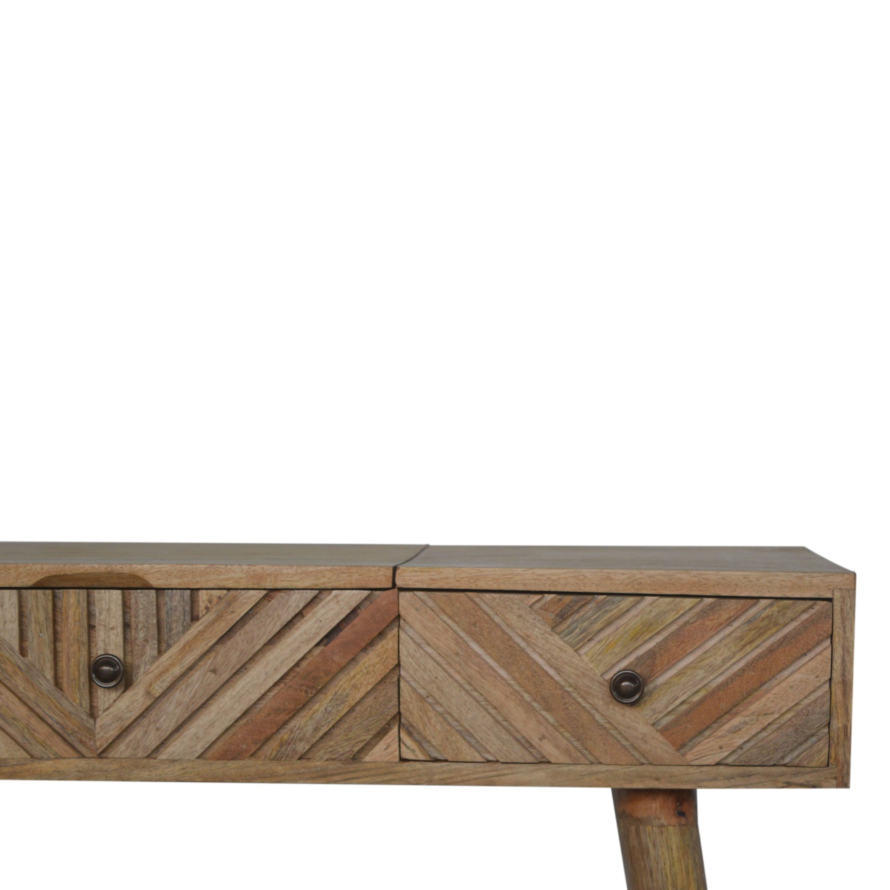 Line Carved Foldable Dressing Table - Image 4
