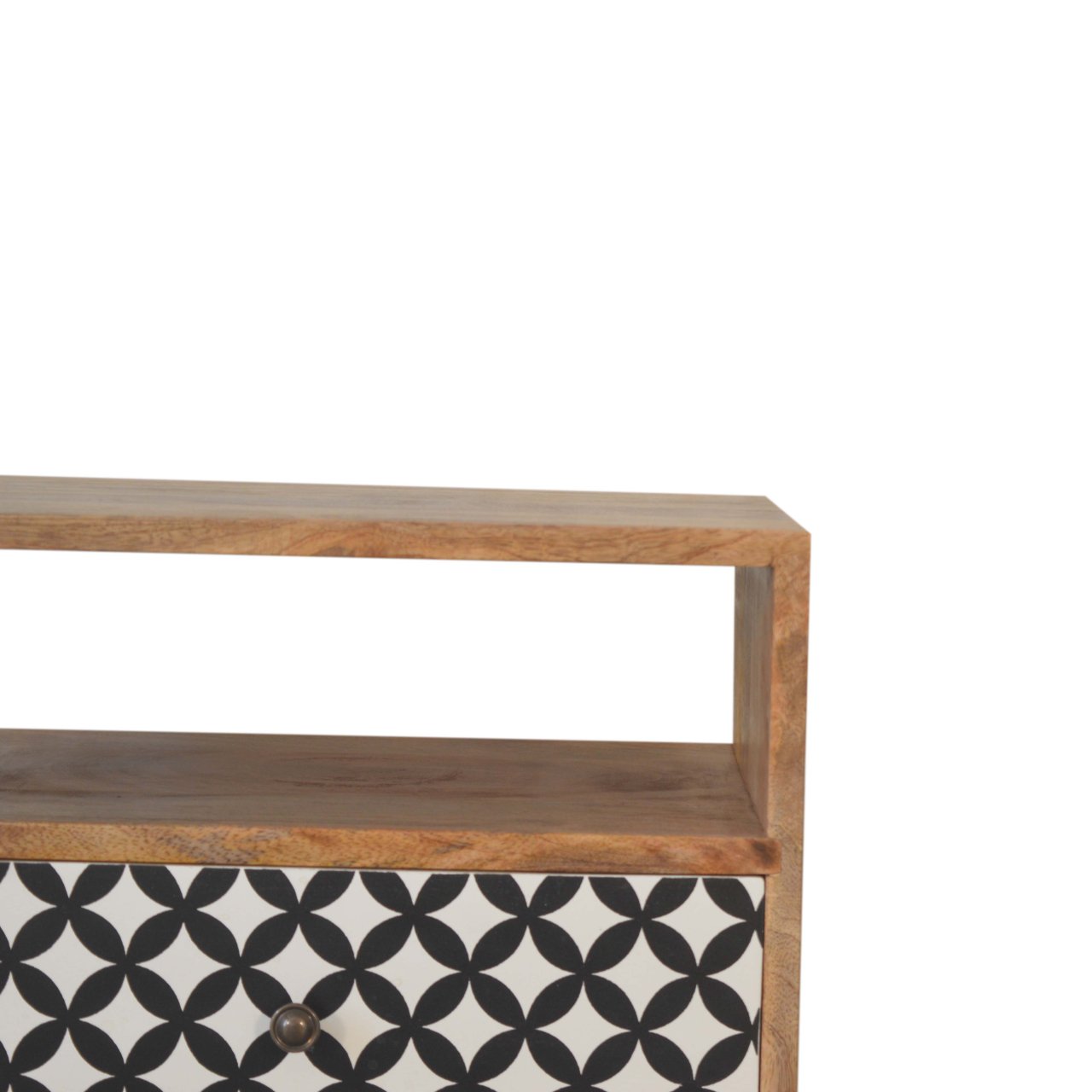 Diamond Print Open Slot Bedside - Image 4