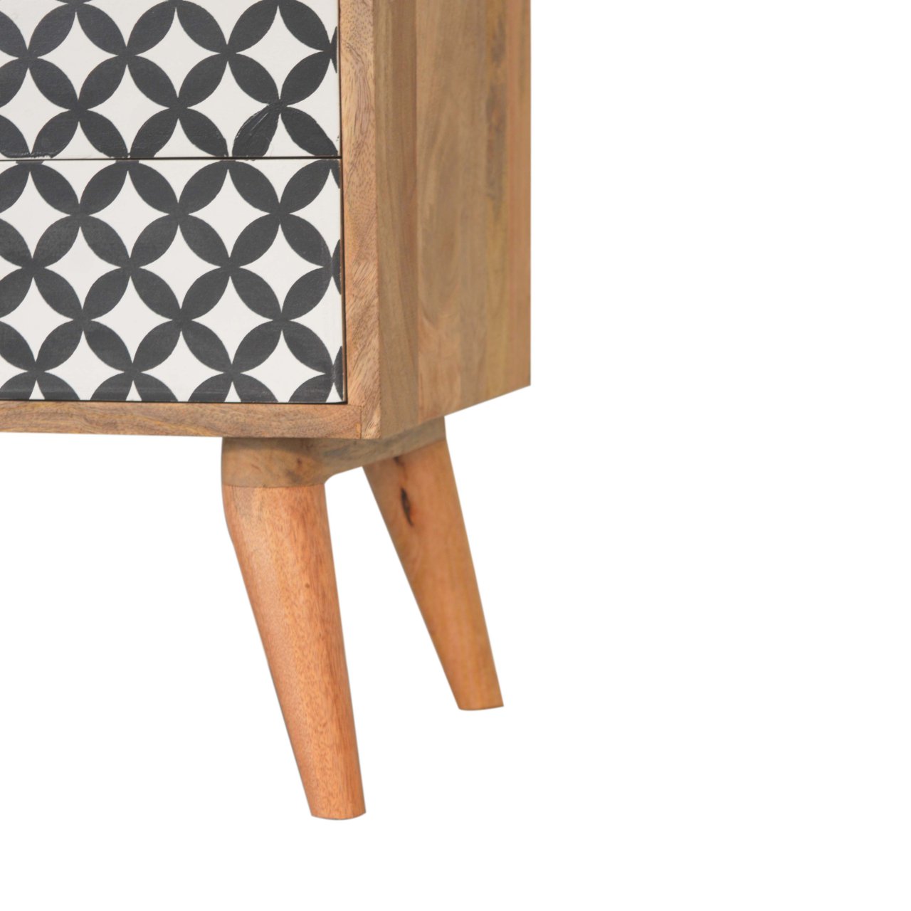 Diamond Print Open Slot Bedside - Image 7