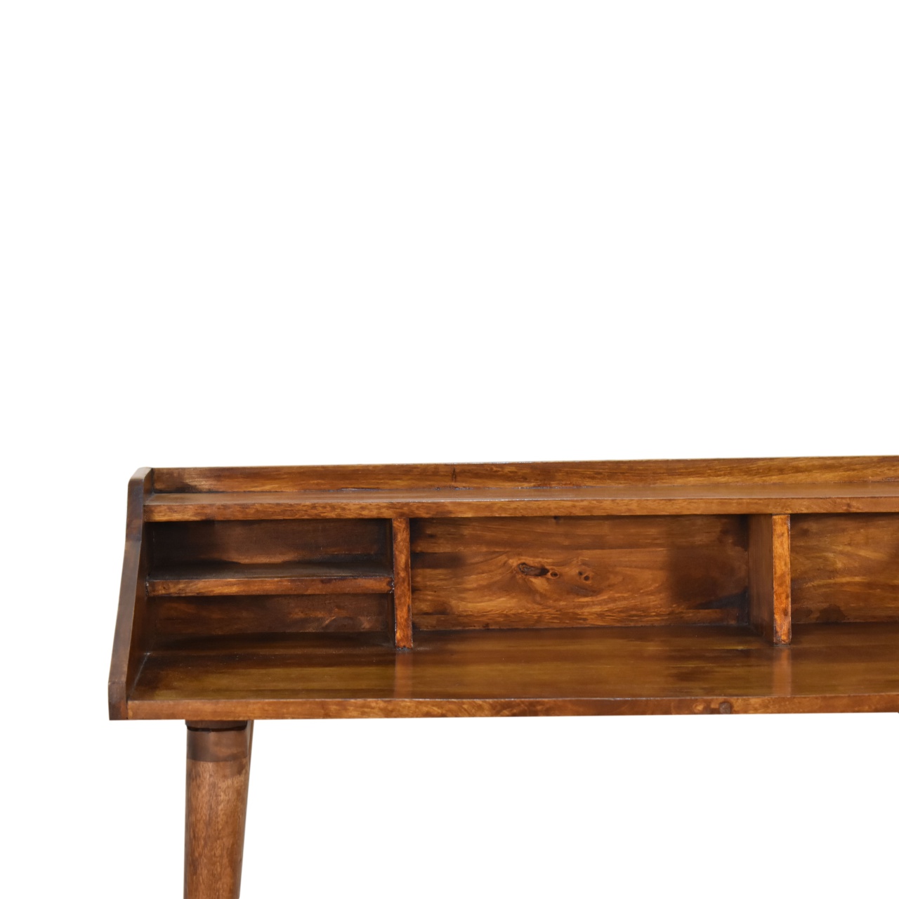 Chestnut Multi Drawer Writing Desk - Image 4