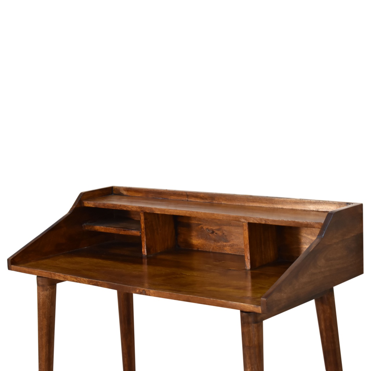 Chestnut Multi Drawer Writing Desk - Image 6
