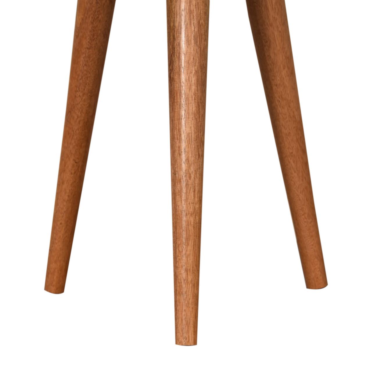 Tweed Patterned Footstool - Image 6