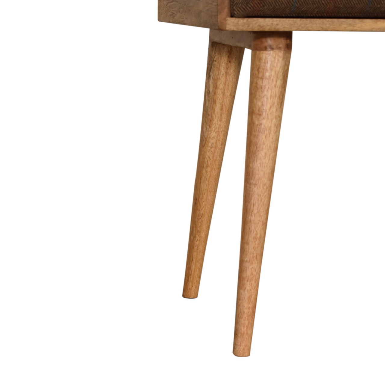 Multi Tweed Tray Style Footstool - Image 5