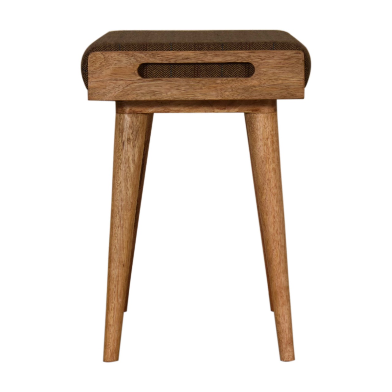 Multi Tweed Tray Style Footstool - Image 6