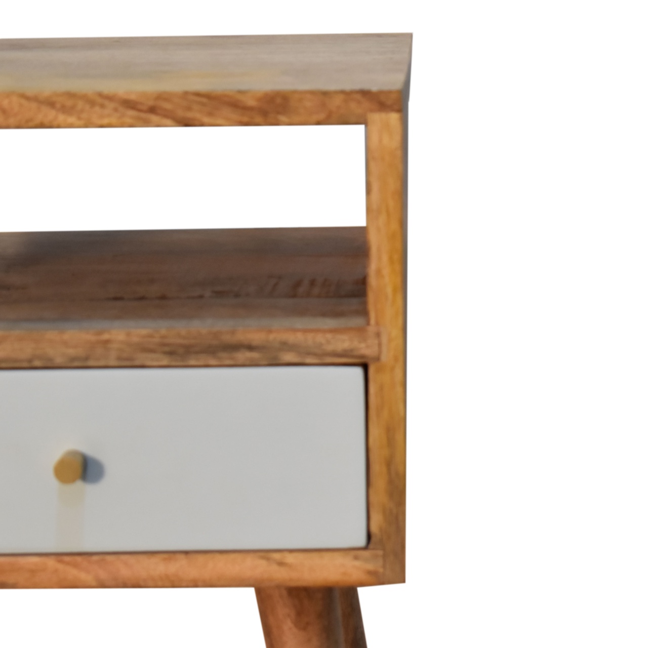 Mini Sky Blue Hand Painted Bedside - Image 4
