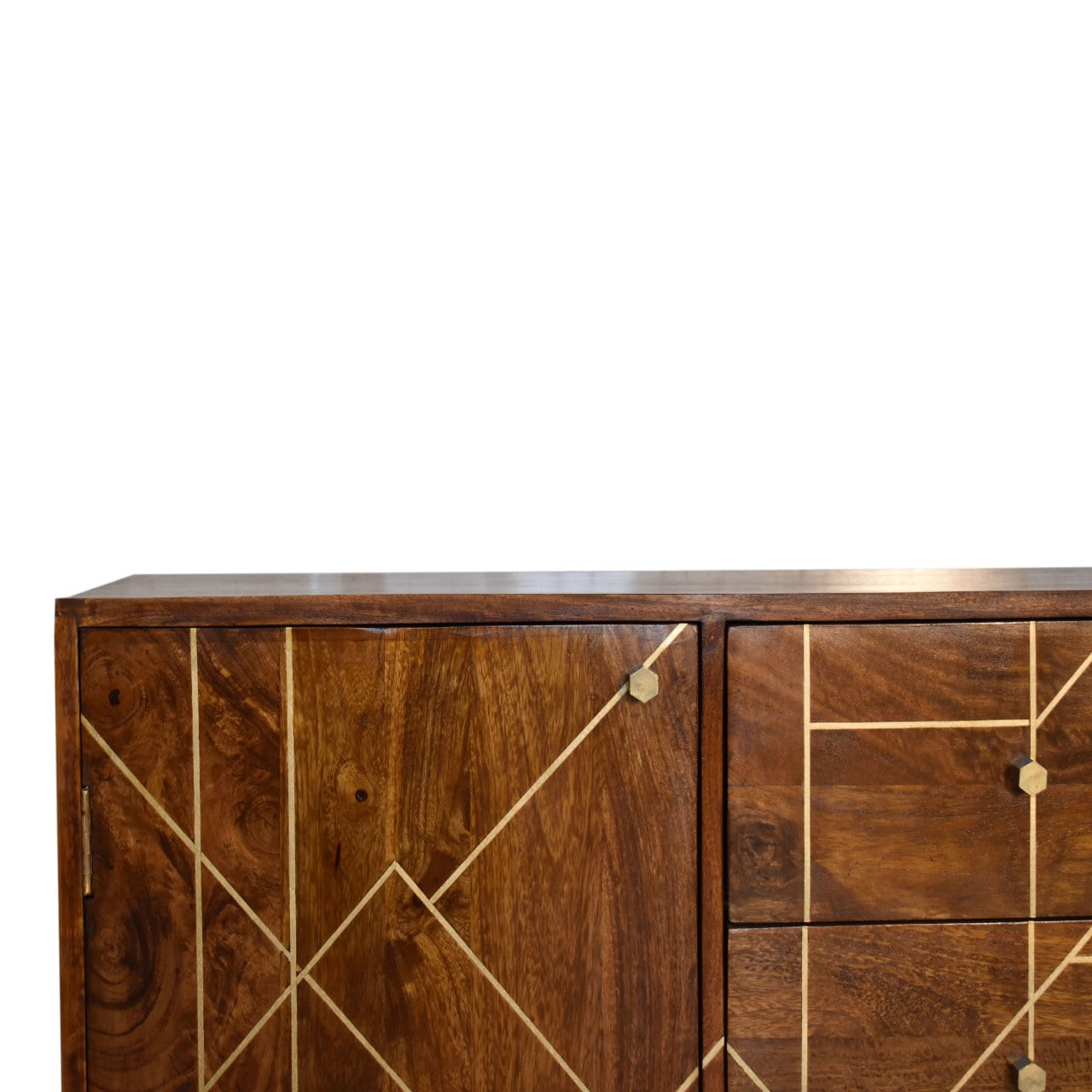 Chestnut Inlay Abstract Sideboard - Image 3