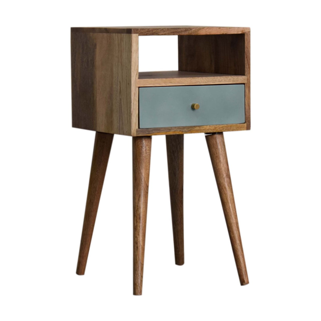 Mini Duck Egg Painted Bedside - Image 2