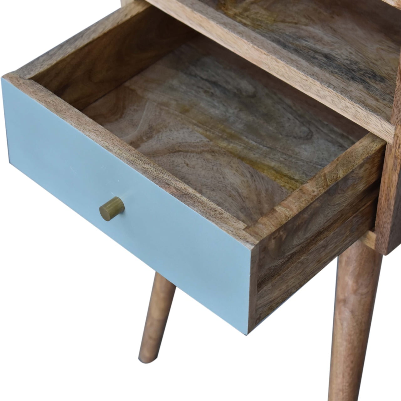 Mini Duck Egg Painted Bedside - Image 6