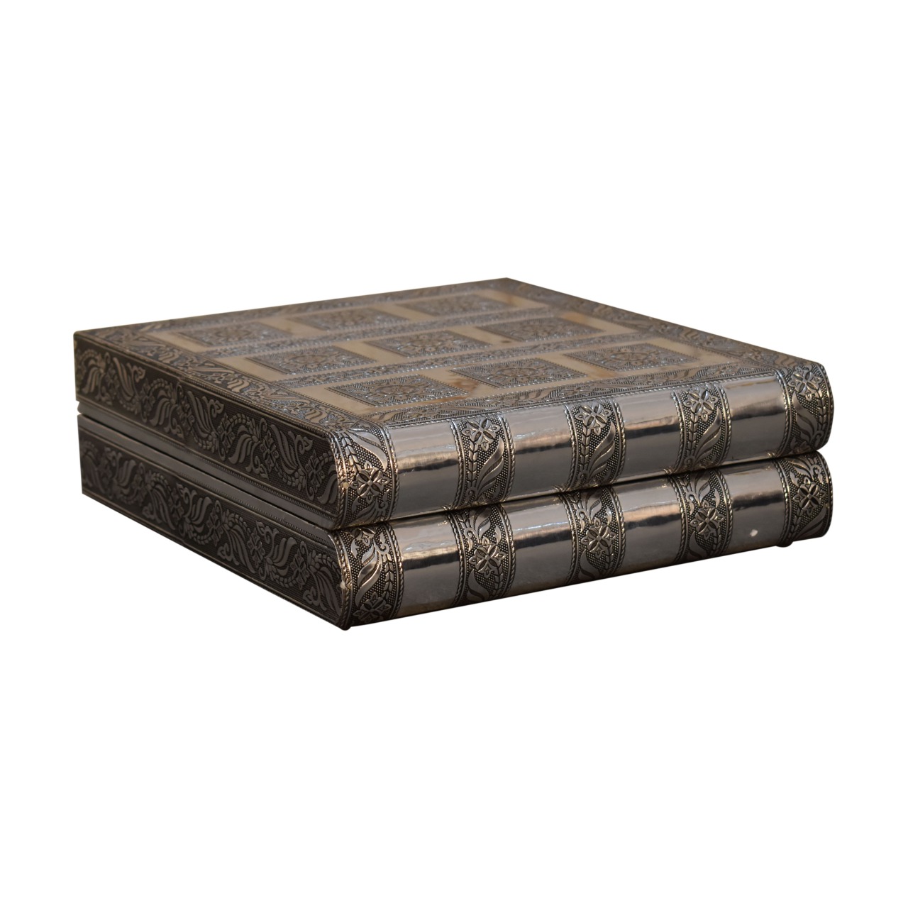 Navy Double Jewellery Box - Image 7