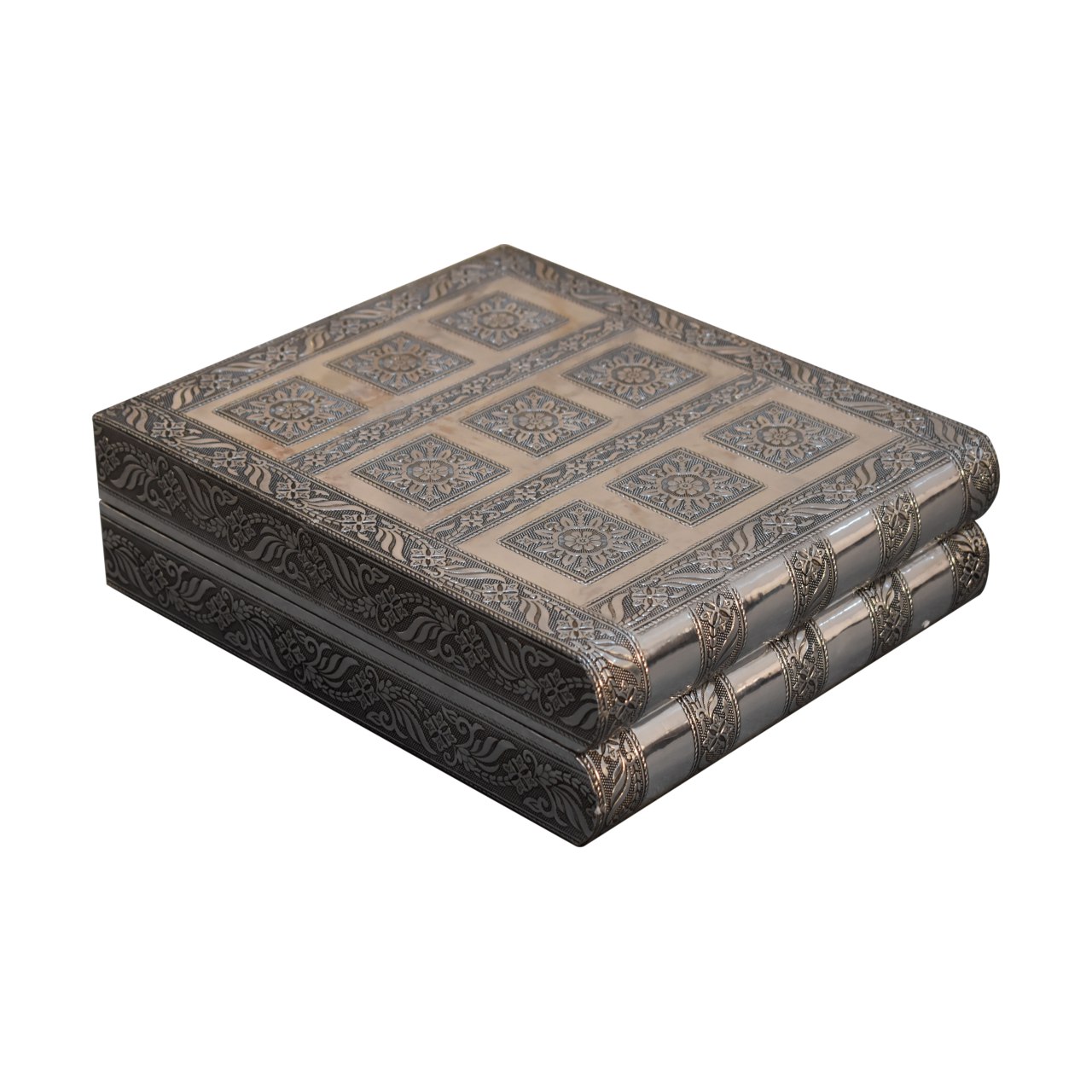 Navy Double Jewellery Box - Image 8