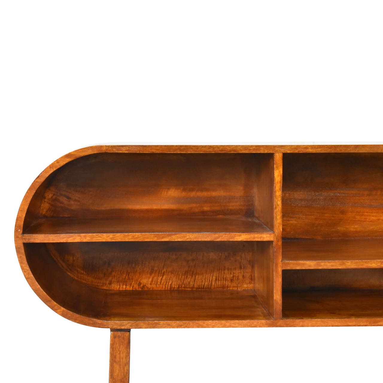 Chestnut Open Circular Media Unit - Image 4
