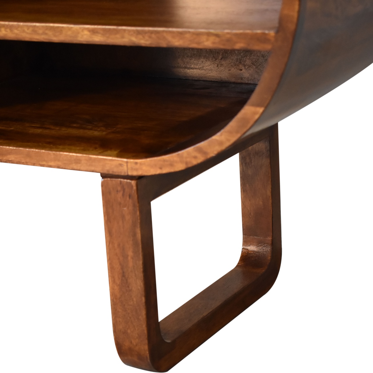 Chestnut Open Circular Media Unit - Image 7
