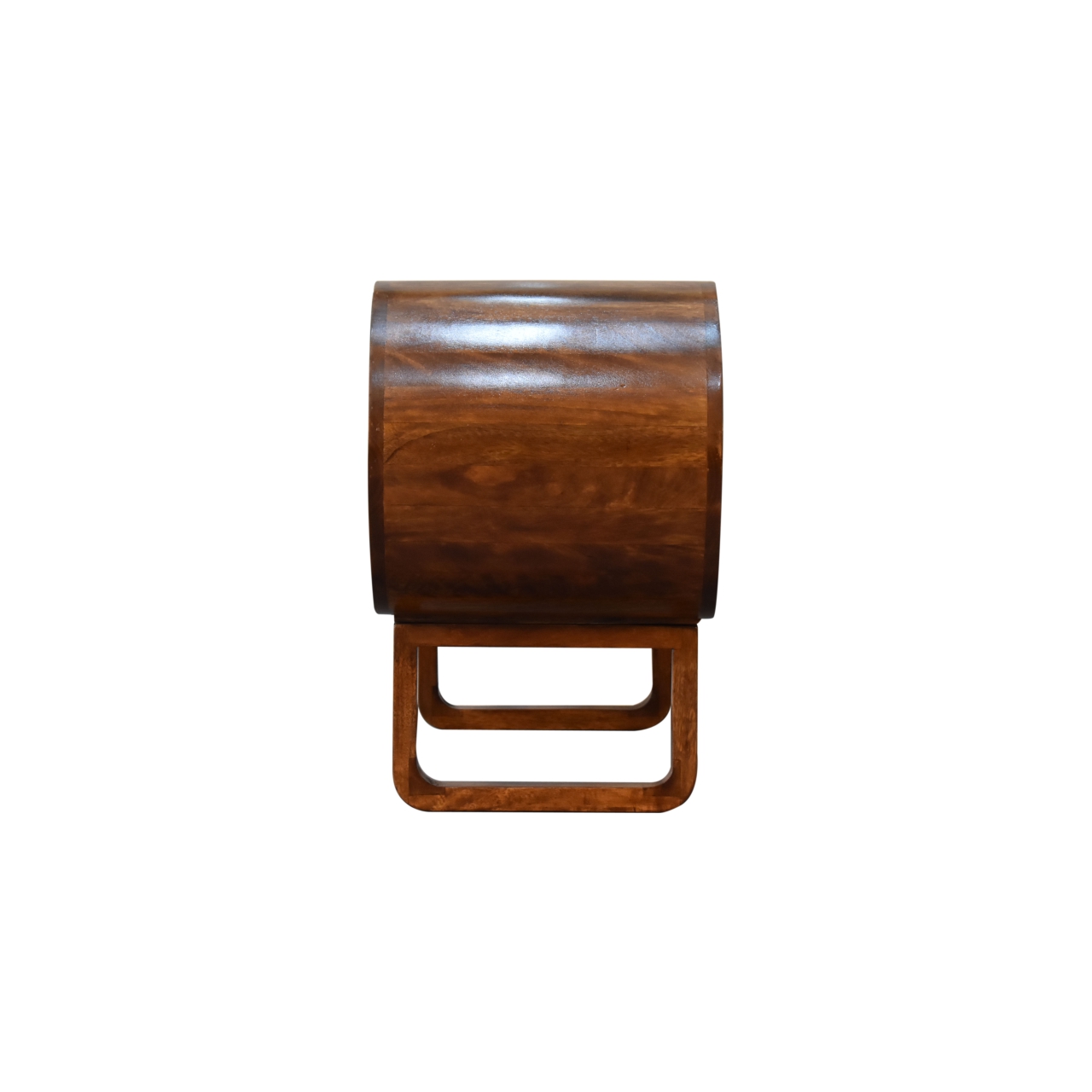 Chestnut Open Circular Media Unit - Image 8