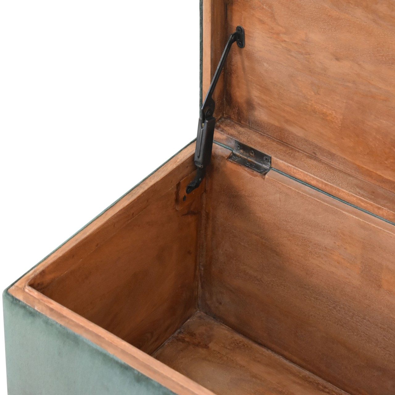Emerald Velvet Lid-up Ottoman - Image 5