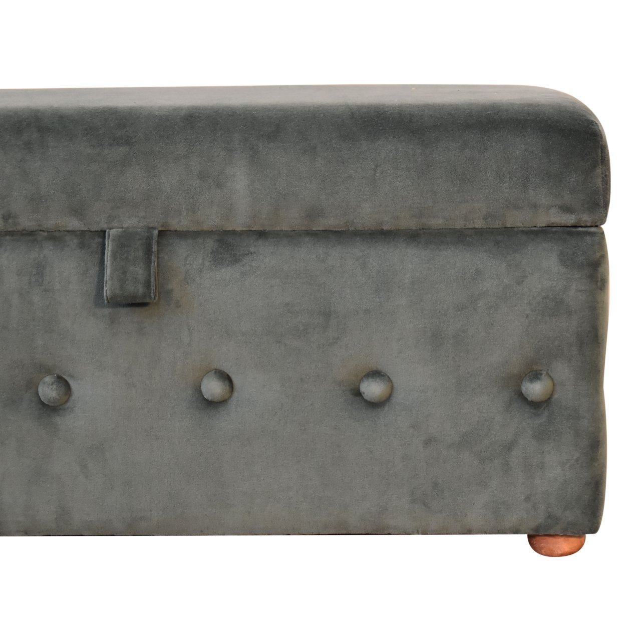 Emerald Velvet Lid-up Ottoman - Image 7