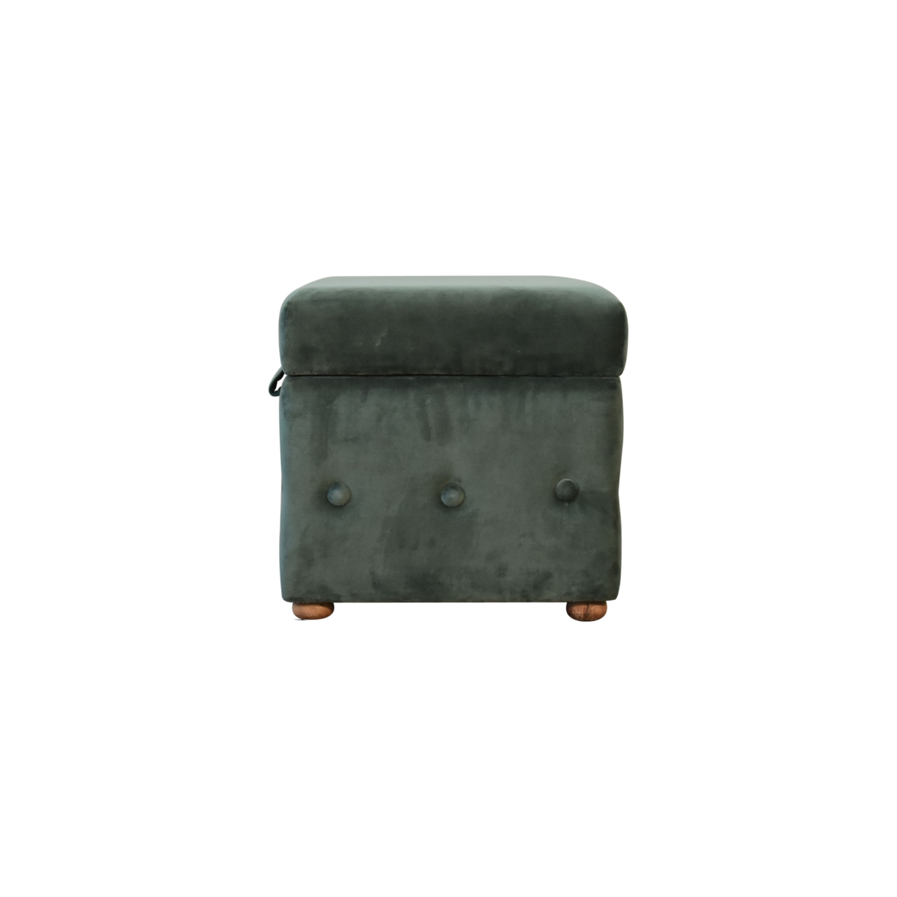 Emerald Velvet Lid-up Ottoman - Image 8