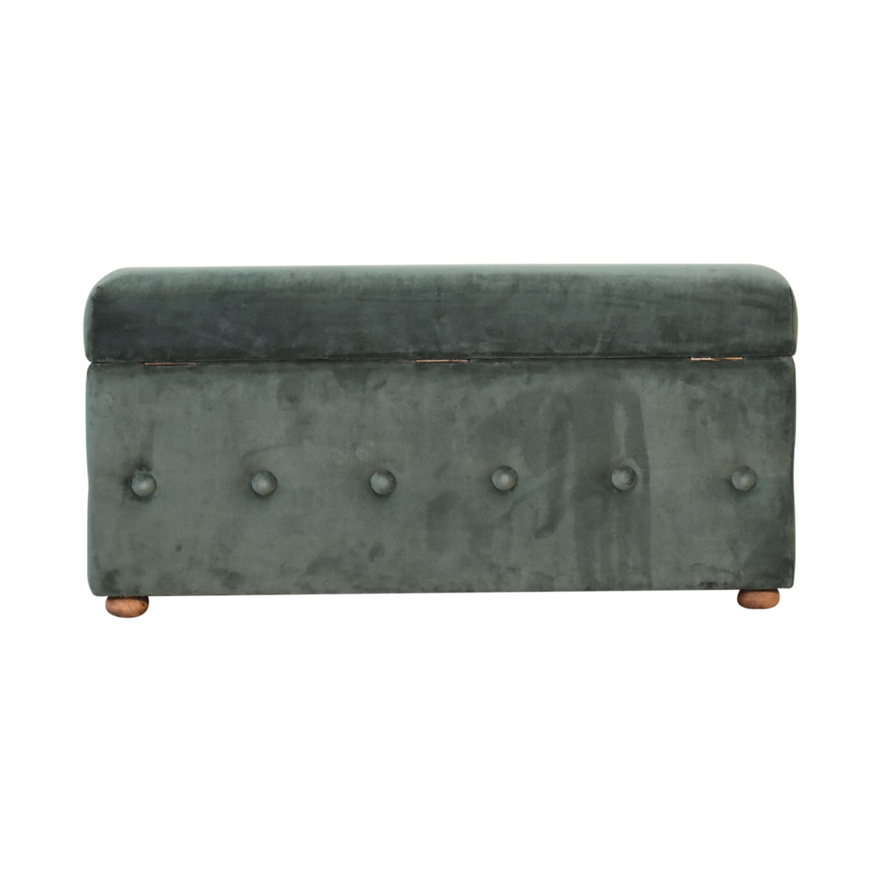 Emerald Velvet Lid-up Ottoman - Image 9