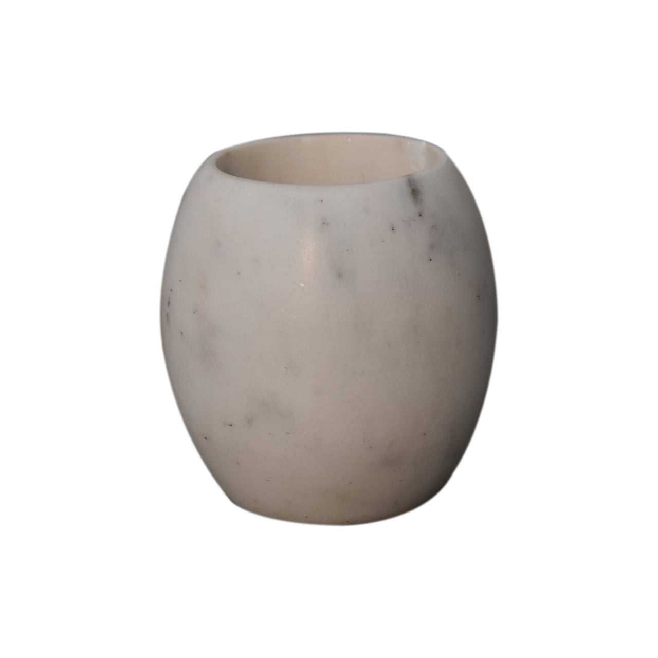 Set of 5 White Marble Bathroom Set - Image 11