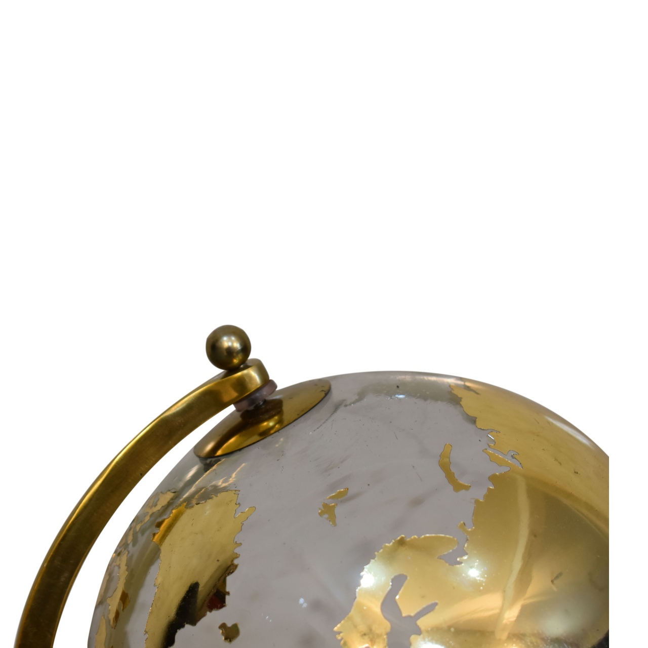 White Globe with Gold Frame - Image 3