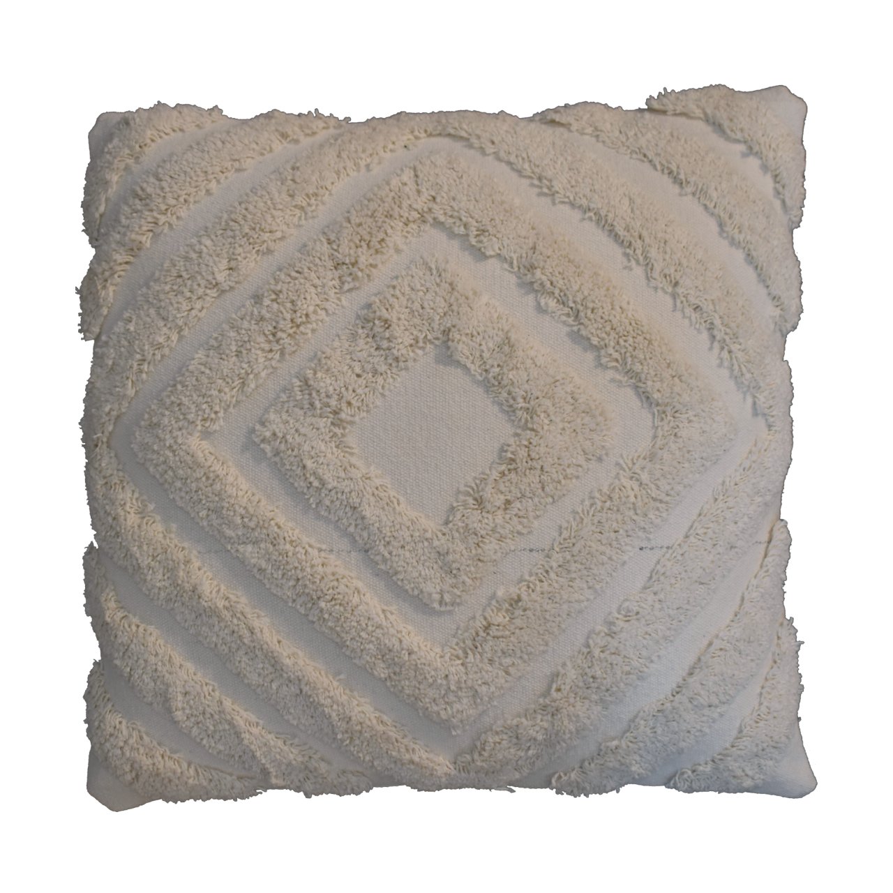 Cream Diamond Cushion Set of 2 - Image 3