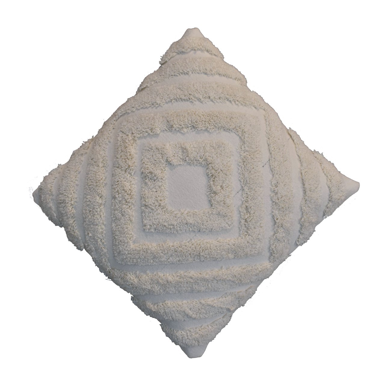 Cream Diamond Cushion Set of 2 - Image 4