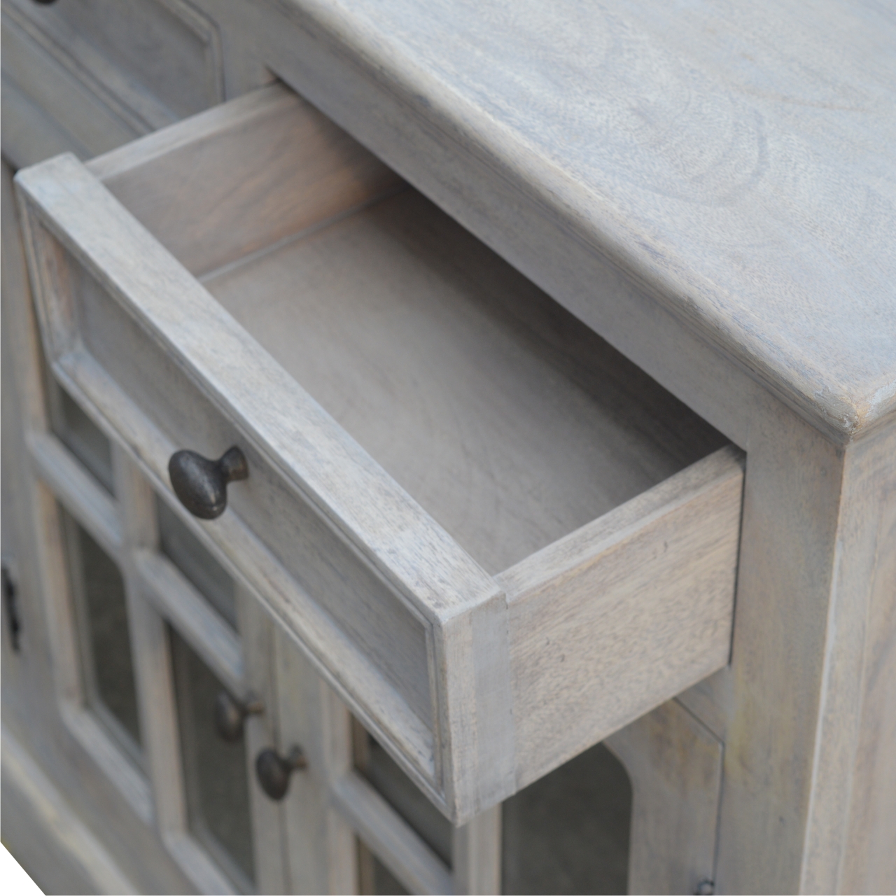 Large Stone Wash Glazed Sideboard - Image 4