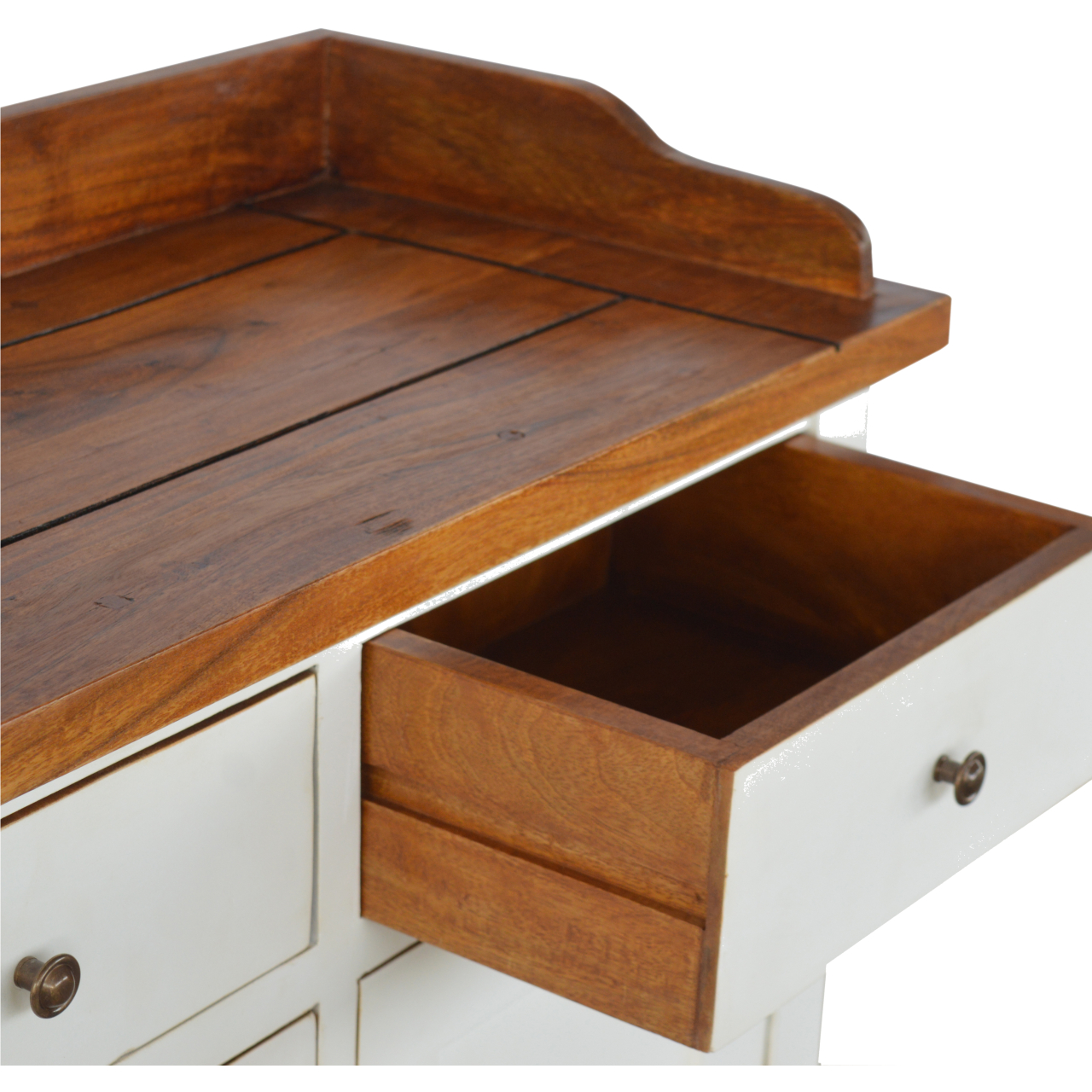 Country Two Tone Kitchen Cabinet - Image 4