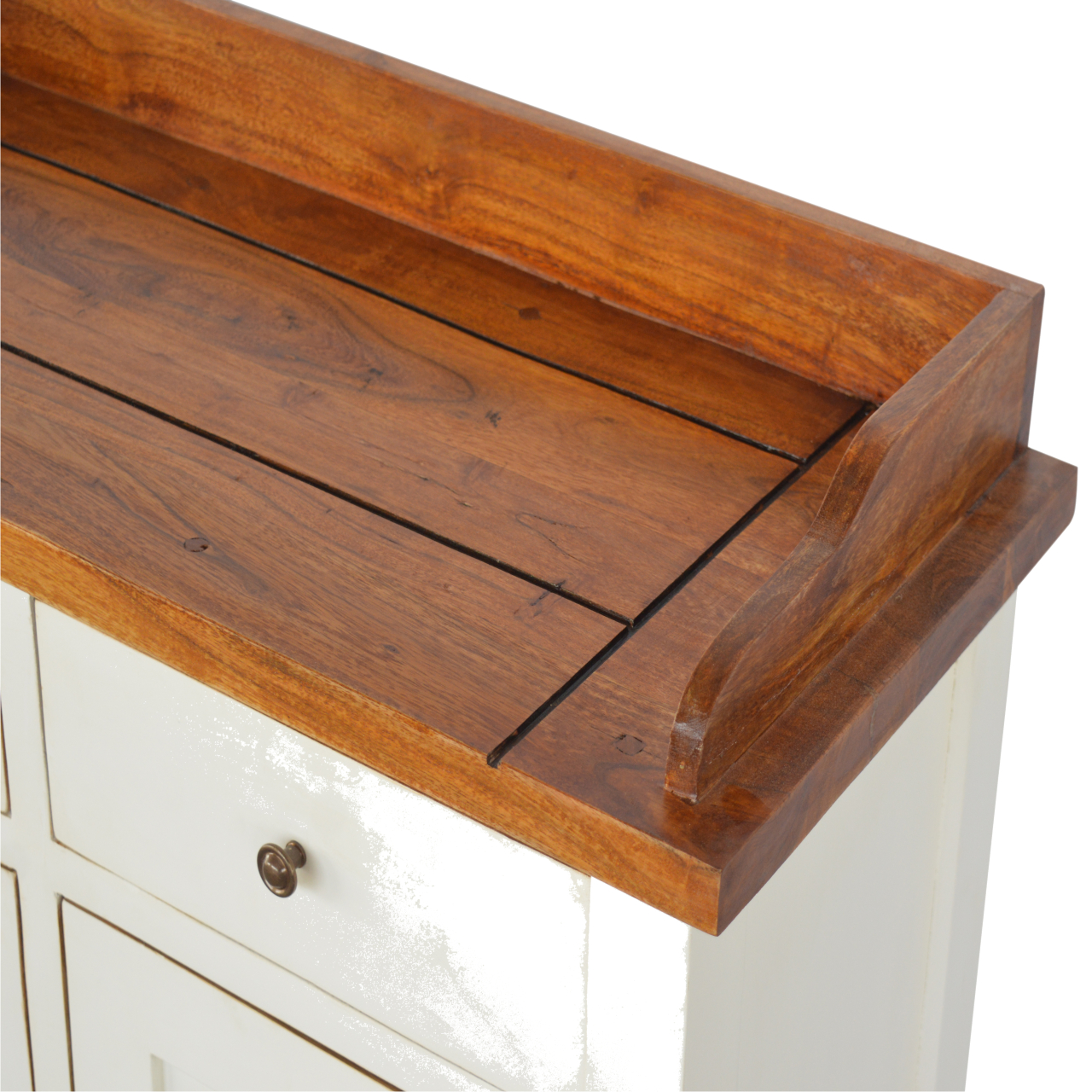 Country Two Tone Kitchen Cabinet - Image 7