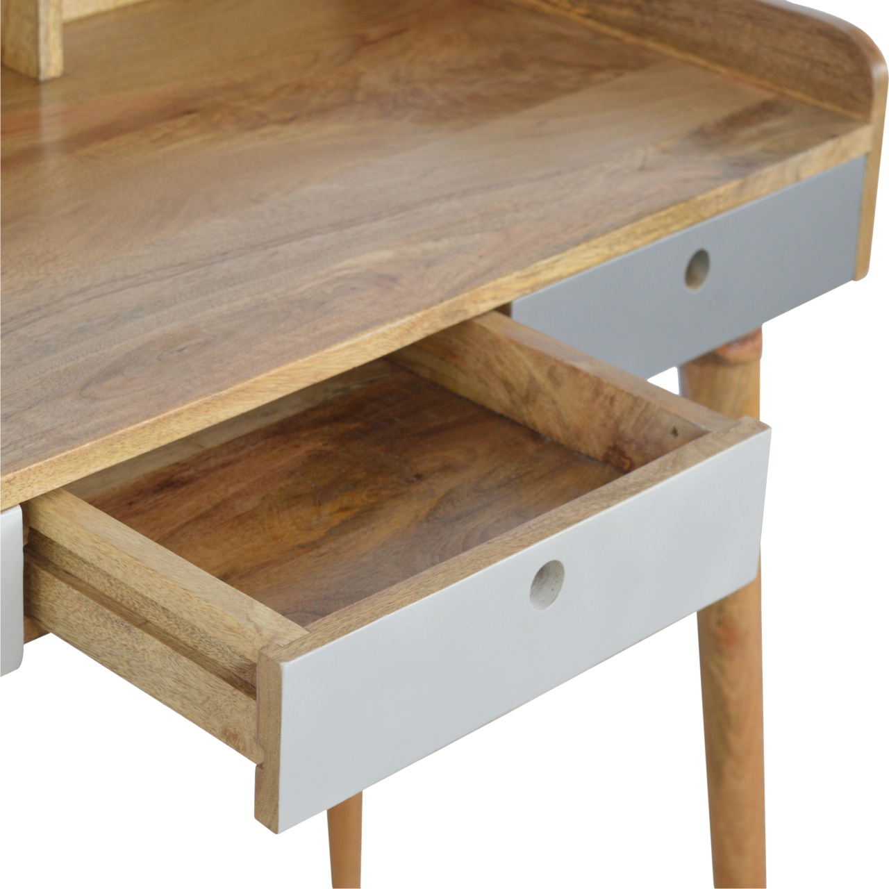 Grey Gallery Writing Desk - Image 7
