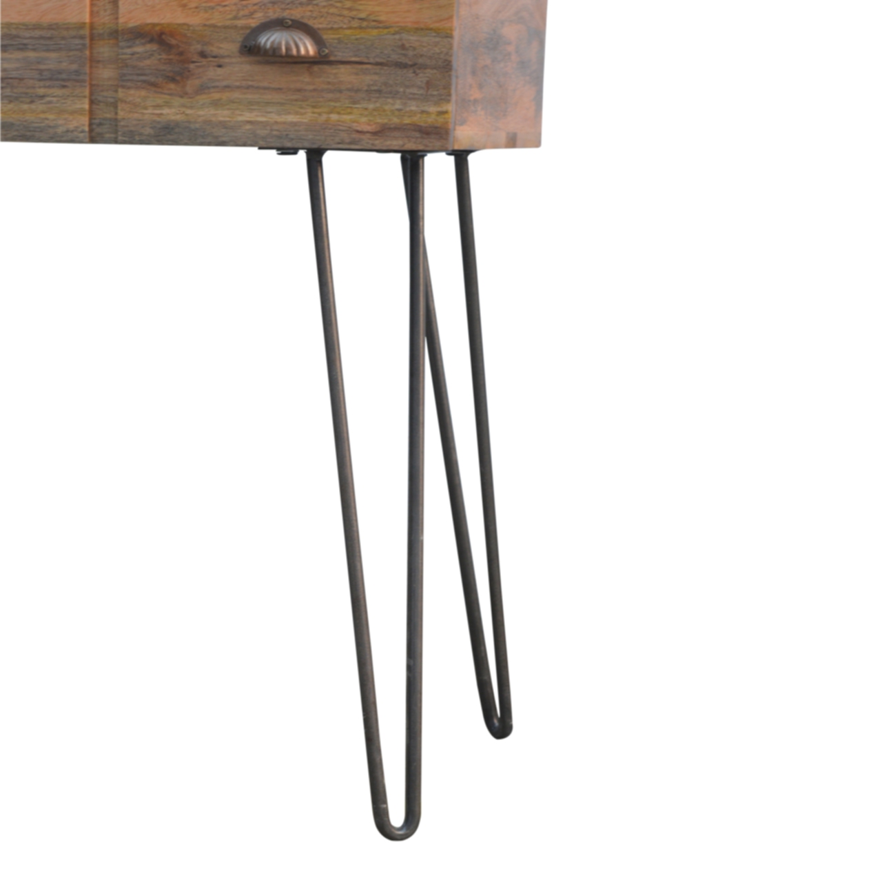 Iron Base 2 Drawer Console Table - Image 7