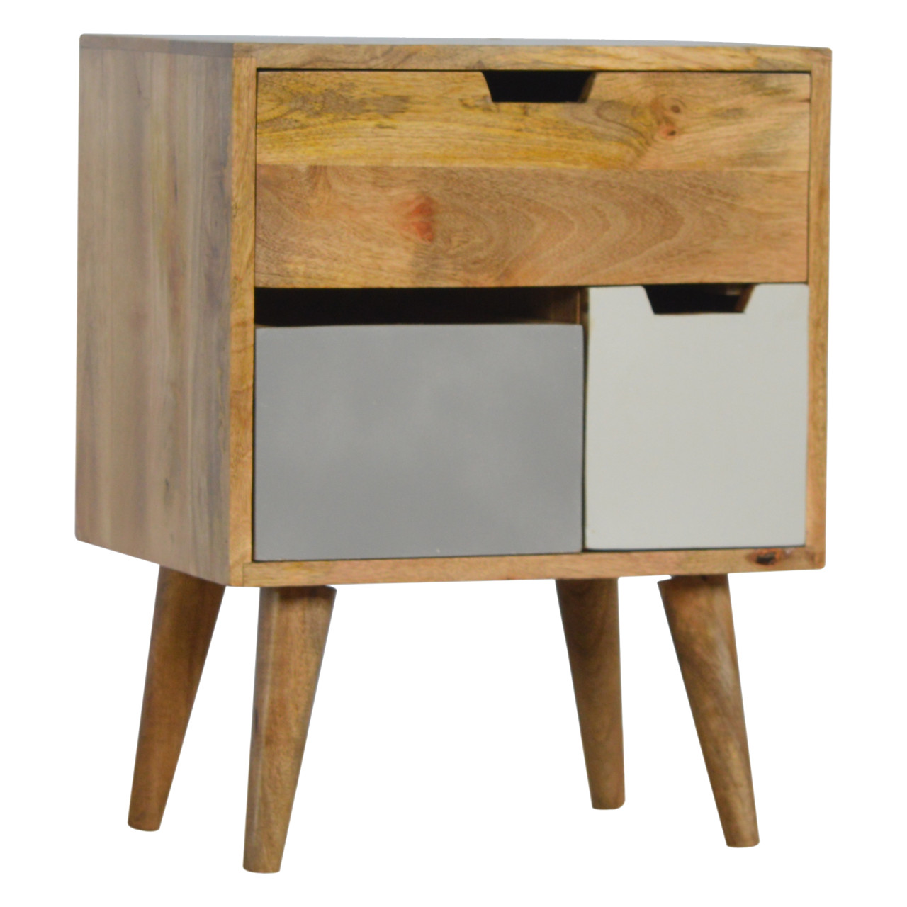 Removeable Grey and White Bedside - Image 3