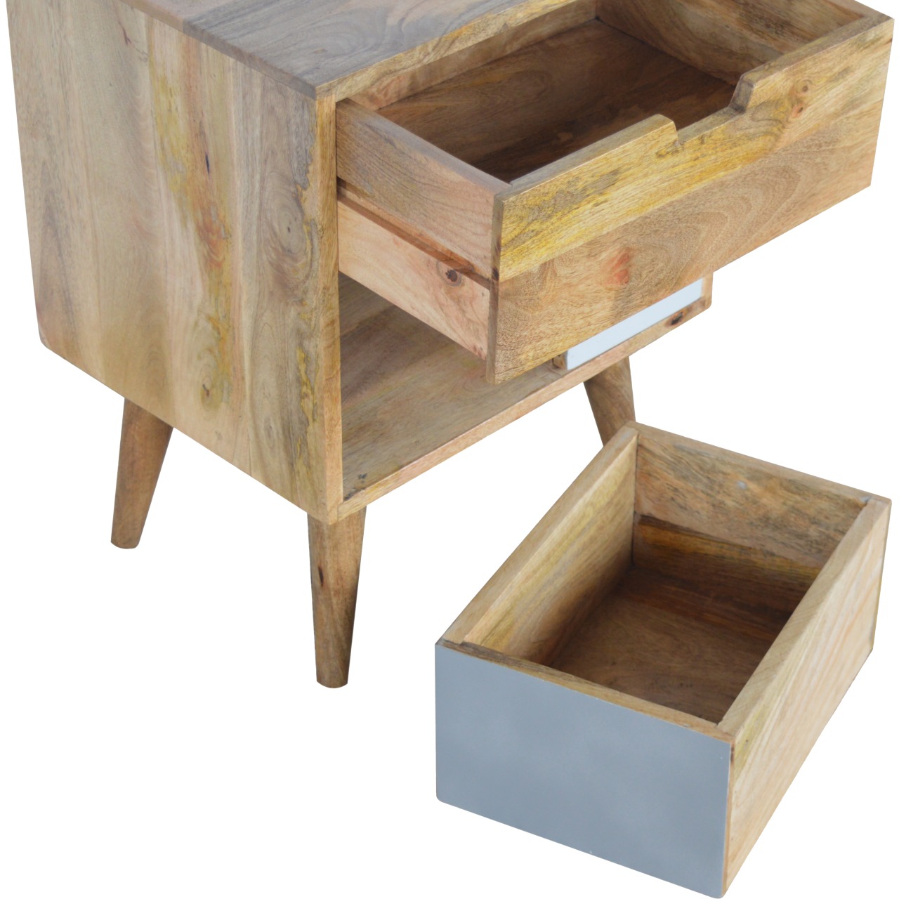 Removeable Grey and White Bedside - Image 7