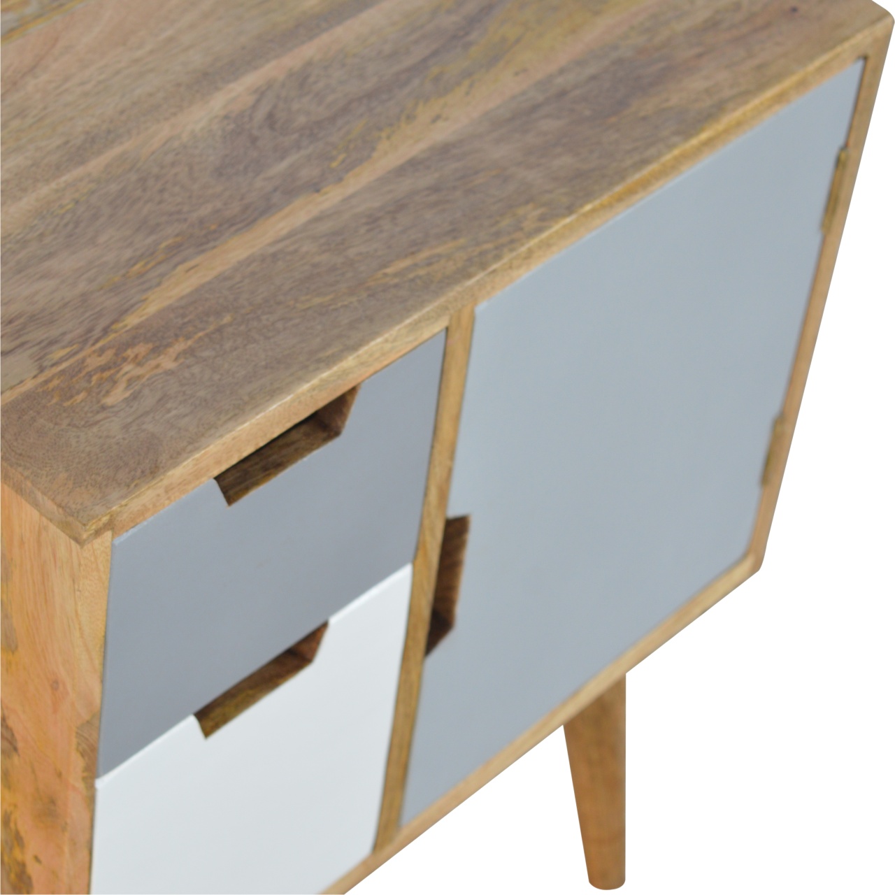 Grey and White Painted Cabinet - Image 4