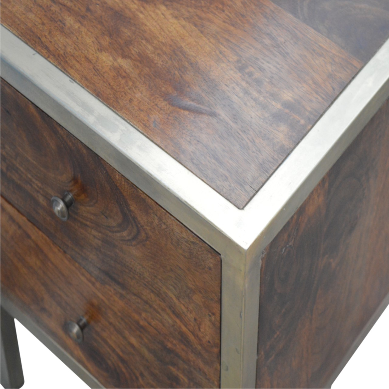 Gold Iron Frame Bedside - Image 7