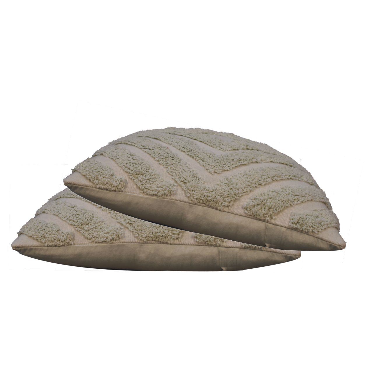 Sage Green Diamond Cushion Set of 2 - Image 2