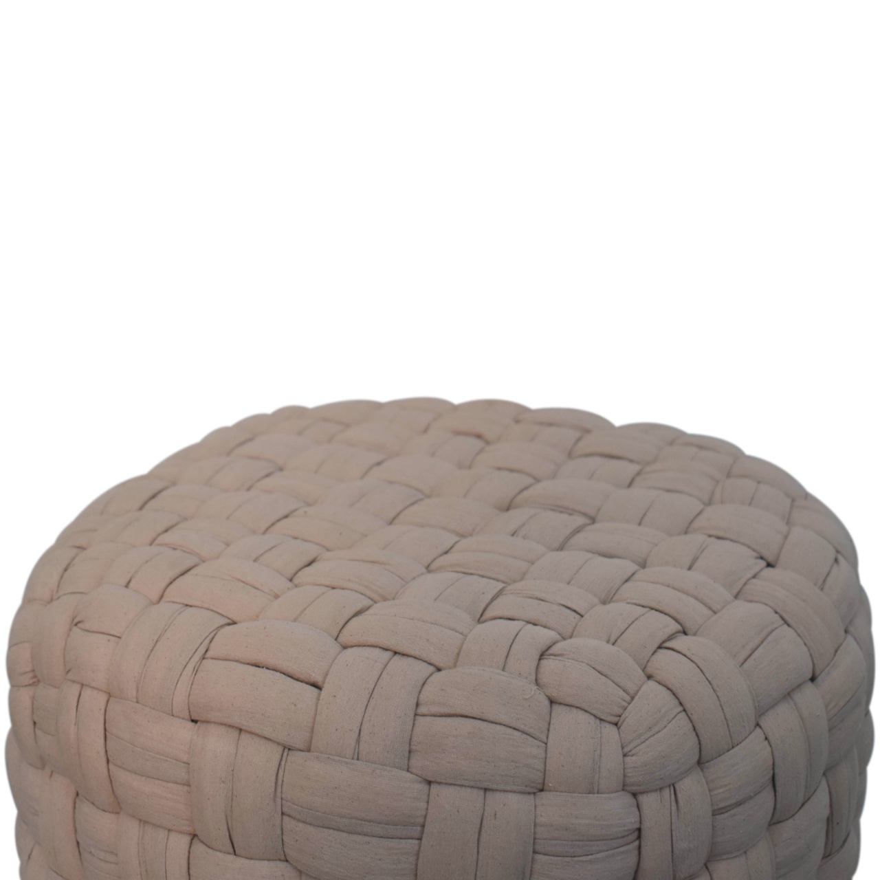 Cream Tube Footstool - Image 3